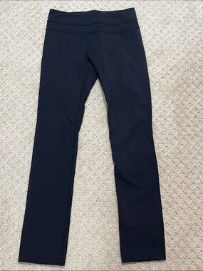 lululemon athletica Black Boot-Cut Yoga Pants